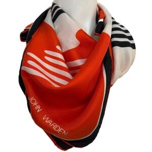 Vintage John Warden Silk Scarf - 🇨🇦 Canadian Designed 🇨🇦